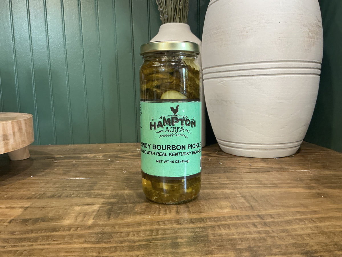 Spicy Bourbon Pickles